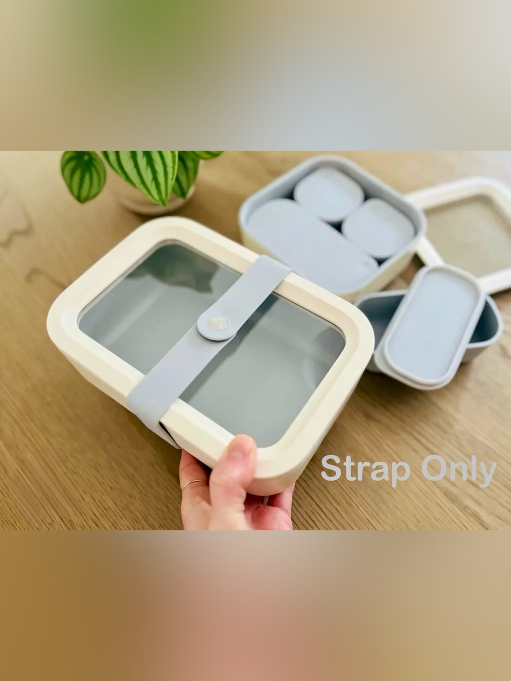 Caraway Magnetic Pan Rack Storage Strap * Small * Light Gray * Replacement - Picture 3 of 5